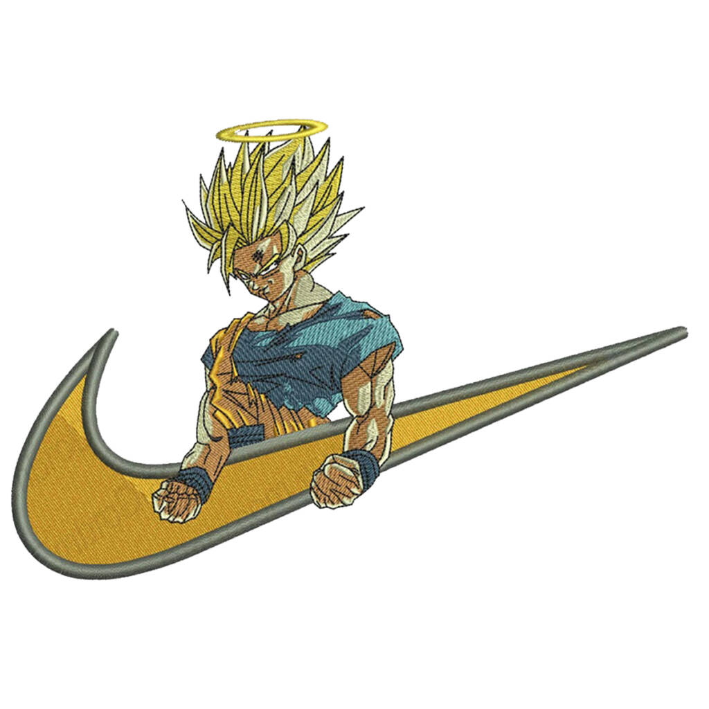 Goku Nike Svg