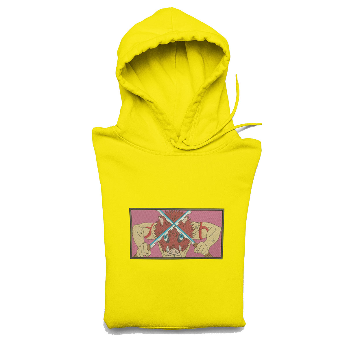 demon slayer embroidered hoodie