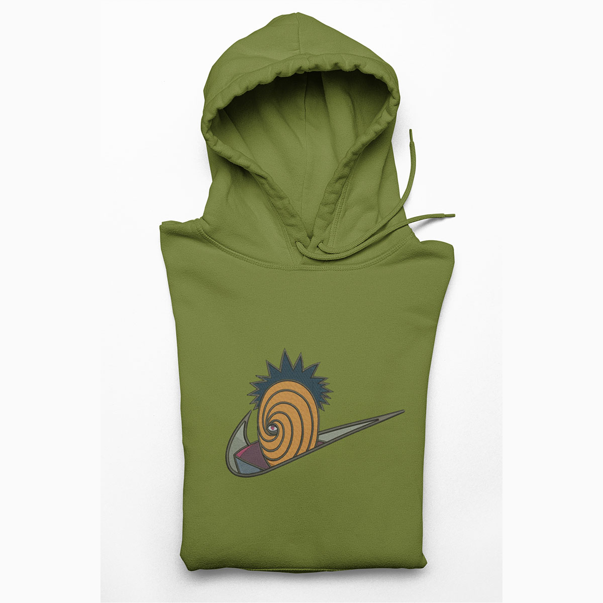 Obito Swoosh Embroidered Hoodie | GotGarms