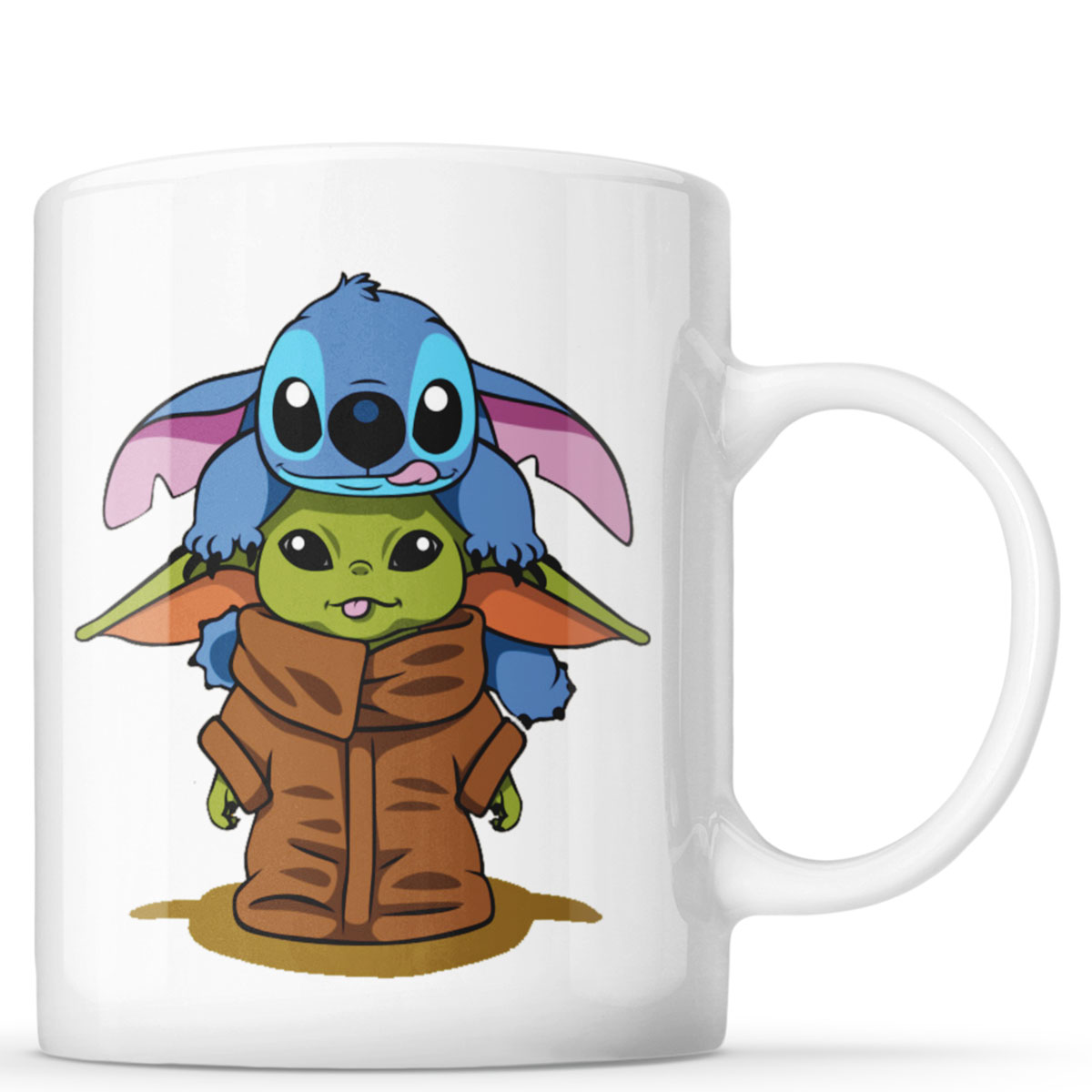 Stitch & Baby Yoda Mug