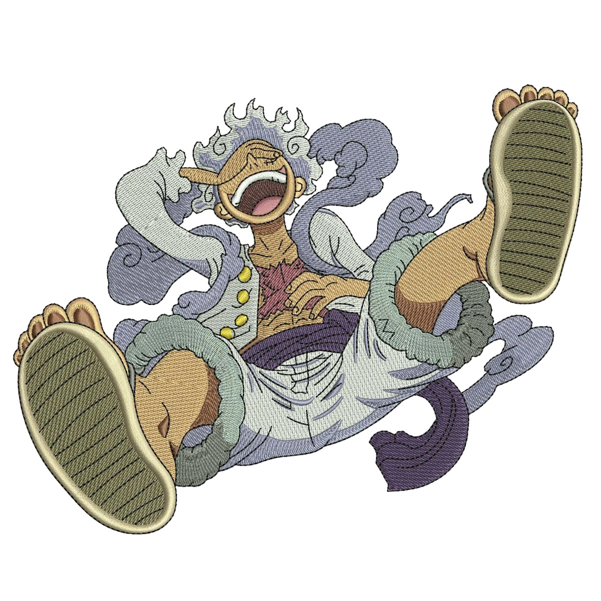 Luffy Gear 5 laughing