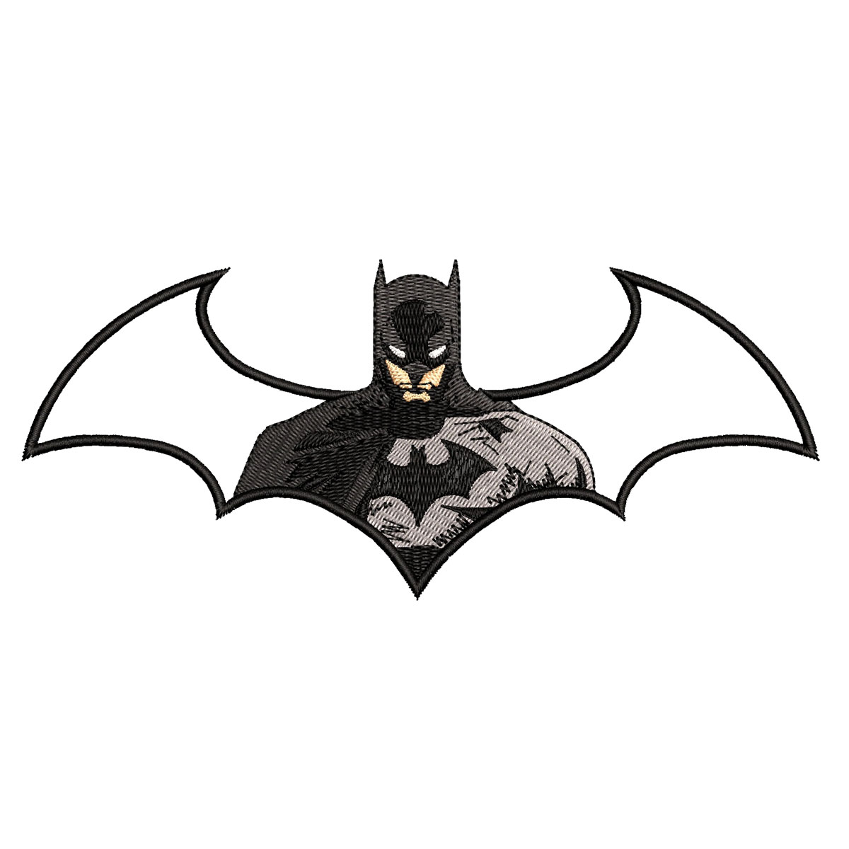 Batman V2 Embroidered T-Shirt | GotGarms